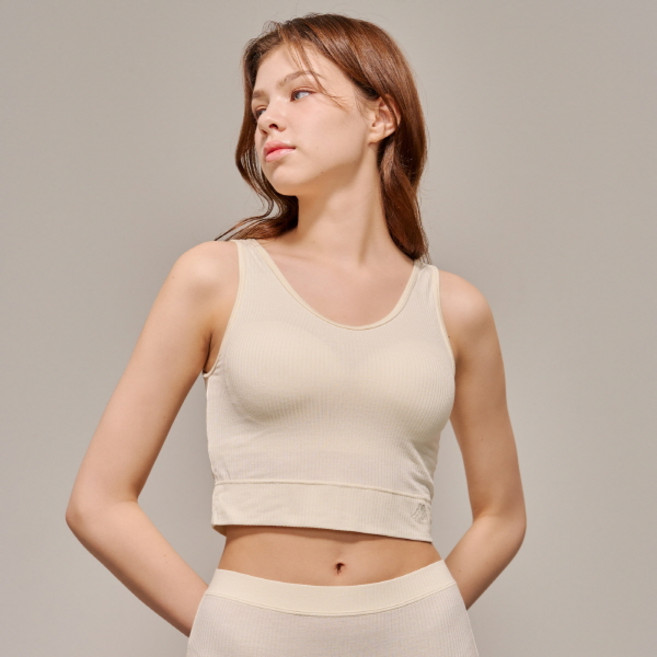 Kappa 羅紋彈性運動罩杯背心