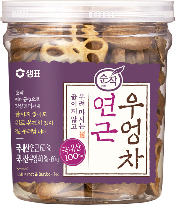순작 연근 우엉차 원물, 60g, 1개, 1개입