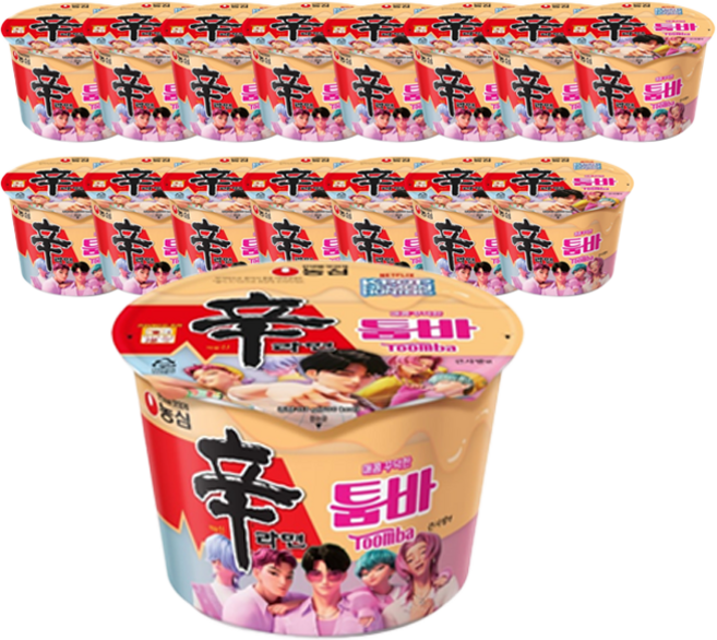 신라면 툼바 큰사발면 113g, 16개