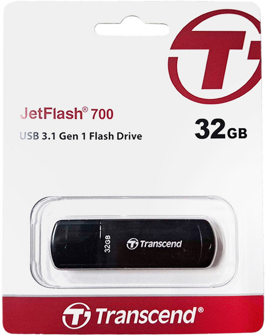 Transcend 創見 JetFlash700 USB3.1隨身碟 TS32GJF700, 32GB, 1個
