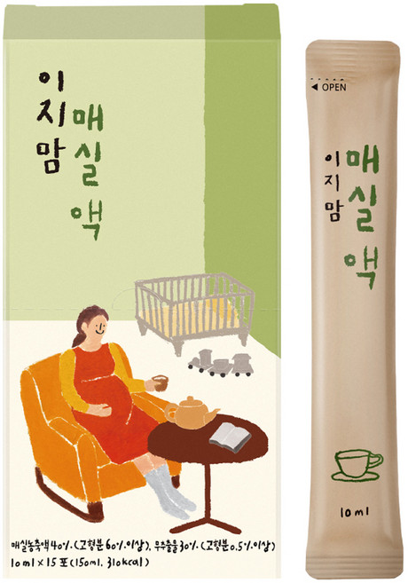 이지맘 매실액, 10ml, 15개