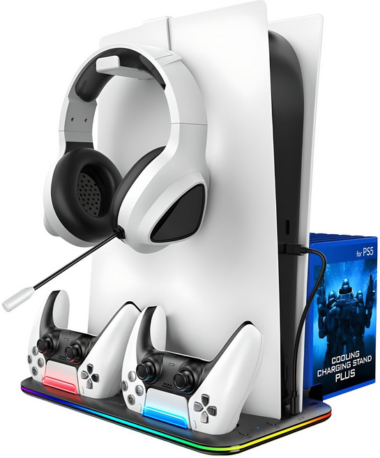 조이트론 쿨링 차징 스탠드 플러스, JTP5-202, 블랙, 1개