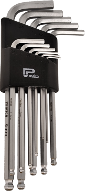 PANRICO 百利世 11件式白金鋼球型六角扳手組 FM870111 公制, 1組