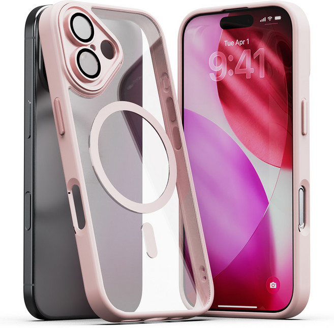 누아트 맥세이프 호환 마그네틱 컬러엣지 풀커버 휴대폰 케이스