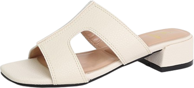 라블 여성용 더블쿠션 뮬슬리퍼 3cm