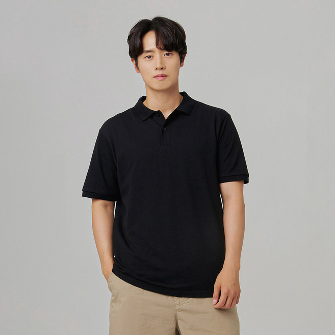 유니렉스 남녀공용 티센스 컬러풀 카라 반팔 티셔츠