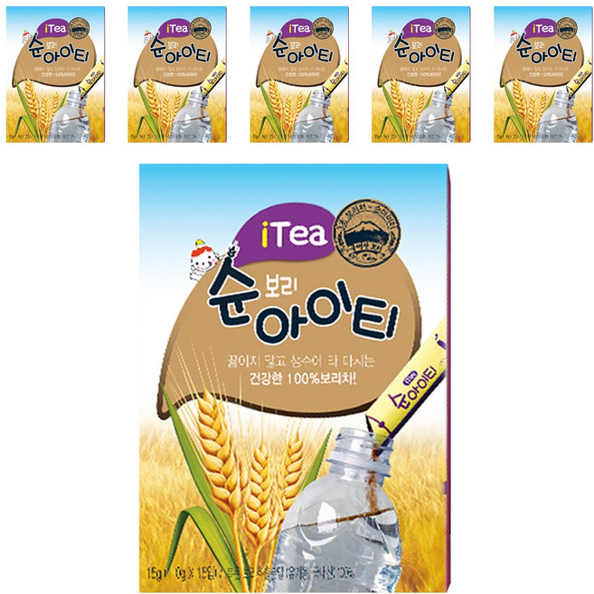 푸르메다 보리 순 아이티 분말 스틱, 1g, 15개입, 6개