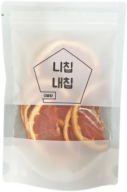 니칩내칩 바삭바삭 잘 말린 건조자몽 반절컷, 40g, 1개