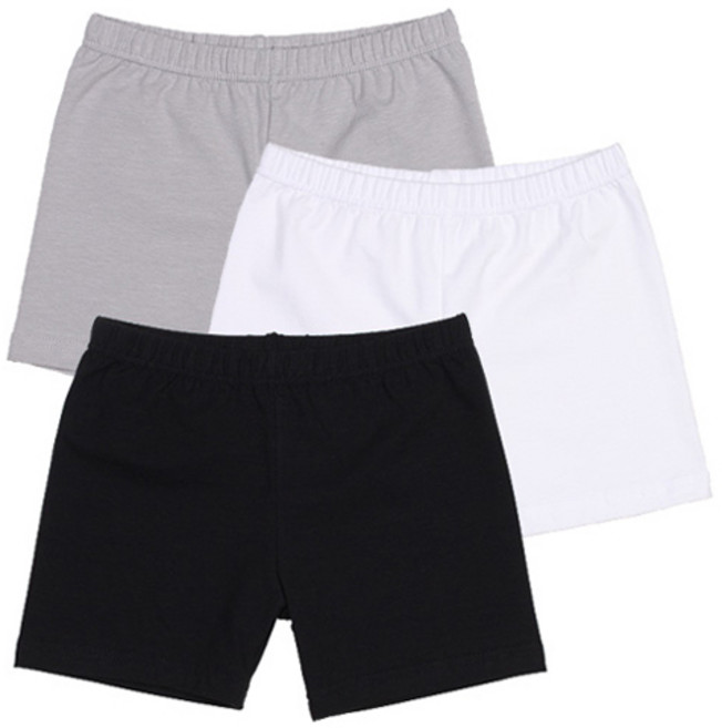 아동용 면스판 3부 속바지 3종세트