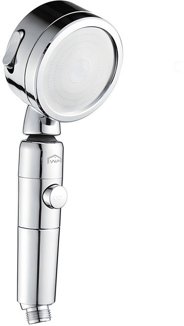 윈프라이스 원터치 3단조절 절수 샤워 헤드, 1개, 실버