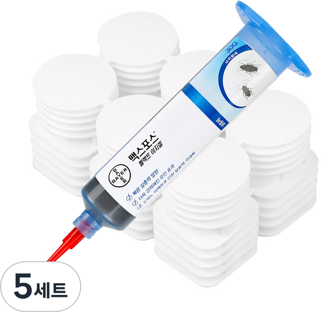 맥스포스 셀렉트 이지겔 + 먹이통 30개, 30g, 5세트