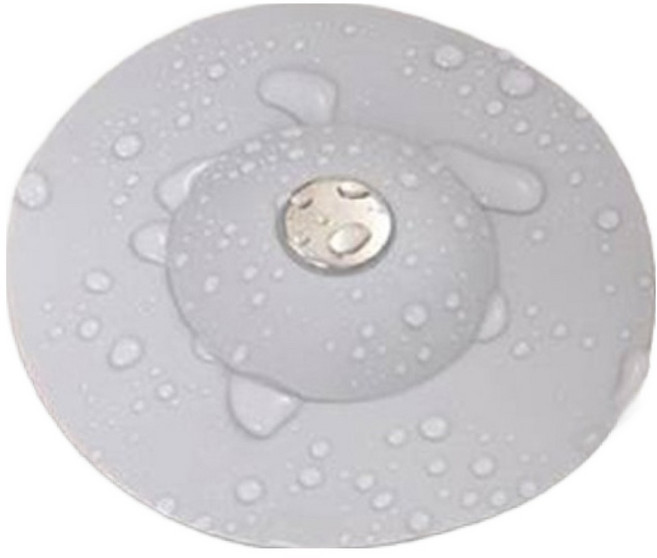 withWIN 원터치 세면대 배수구 캡 2p, 그레이