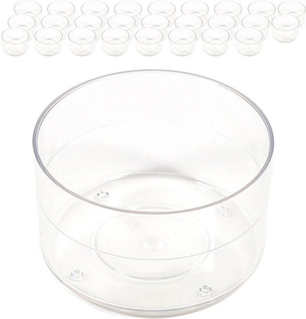 강군샵 캔들만들기 재료 티라이트 컵 원형 23mm, 30개입