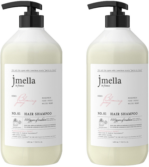 jmella 法式漫舞香水洗髮精 Blooming Peony, 1L, 2瓶