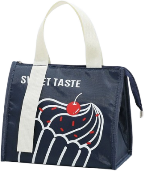 트레이드웨이 캠핑 도시락 보온보냉백, 블루, 1개