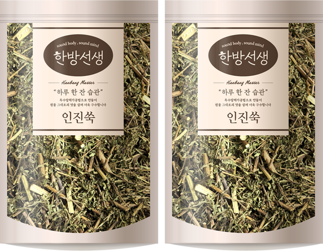 한방선생 국산 인진쑥, 600g, 2개