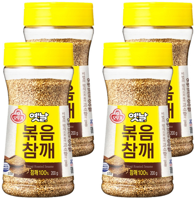오뚜기옛날 볶음참깨, 200g, 4개