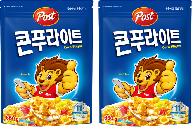 포스트 콘푸라이트 시리얼, 660g, 2개