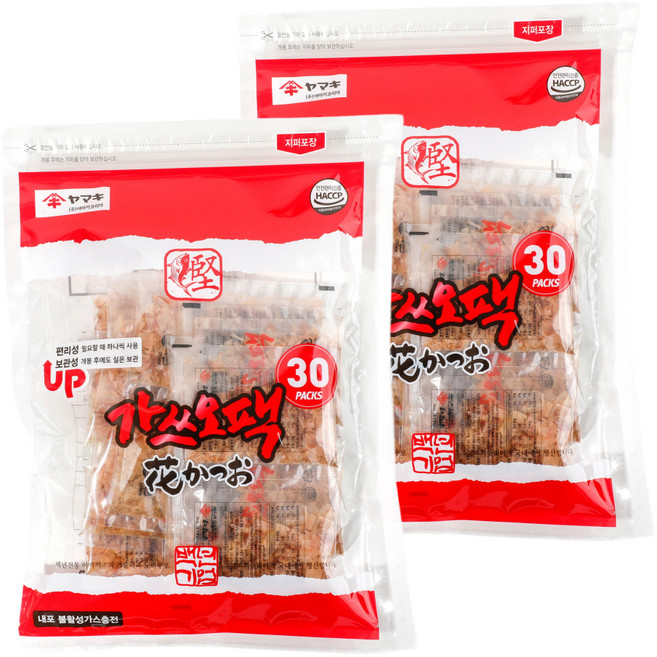 야마끼 하나 가쓰오팩 30p, 30g, 2개