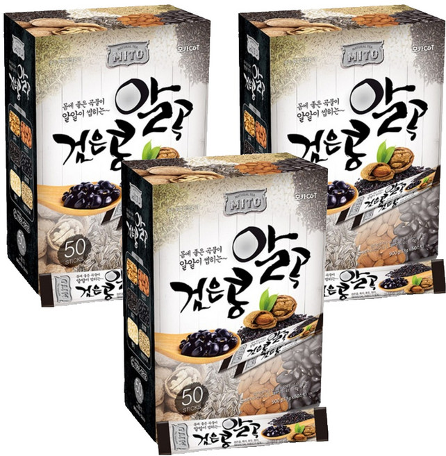 MITO 커피케이케이 검은콩 알곡차, 18g, 50개입, 3세트