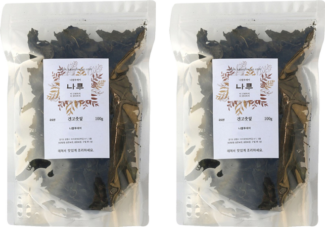 나물투데이 국내산 건고춧잎, 100g, 2개