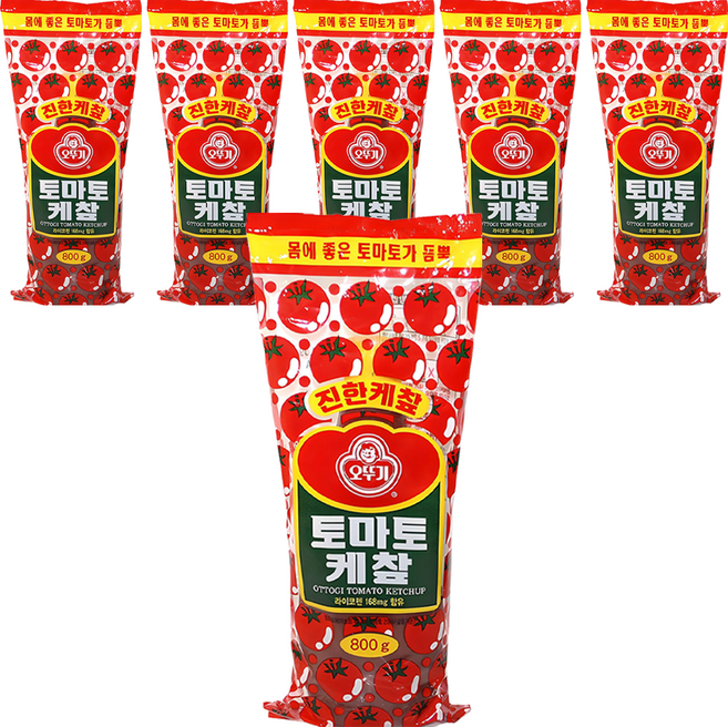 오뚜기 토마토 케챂, 800g, 6개