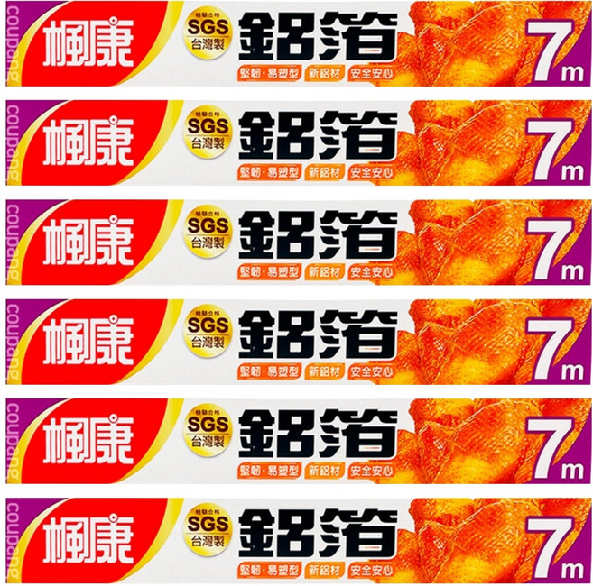楓康 家用鋁箔紙, 7m, 6盒