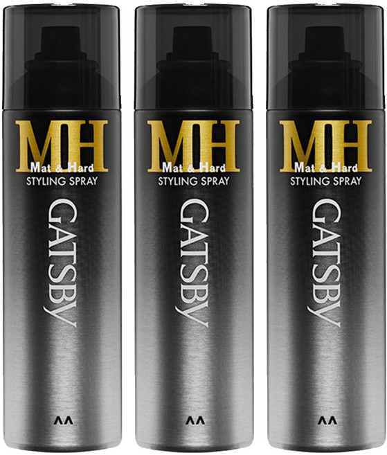 갸스비 매트 앤 하드 스타일링 스프레이, 200ml, 3개