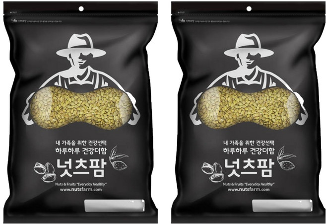 넛츠팜 호박씨, 800g, 2개