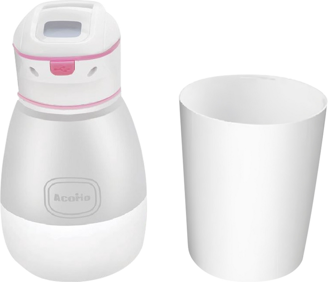 AcoMo PS III USB充電防潑水紫外線消毒器 90秒殺菌 PCTG食品級材質 輕便易攜帶, PS3-P, 粉色