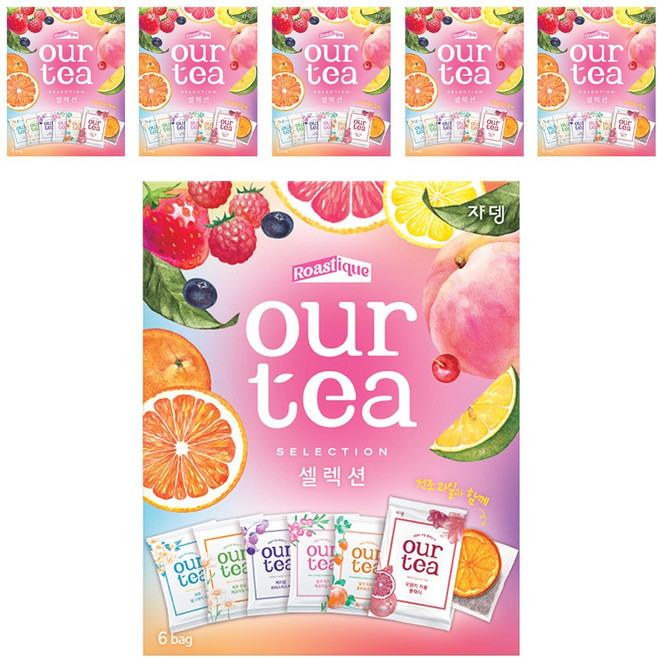 아워티 셀렉션 6종 세트, 108.3g, 1개입, 6세트