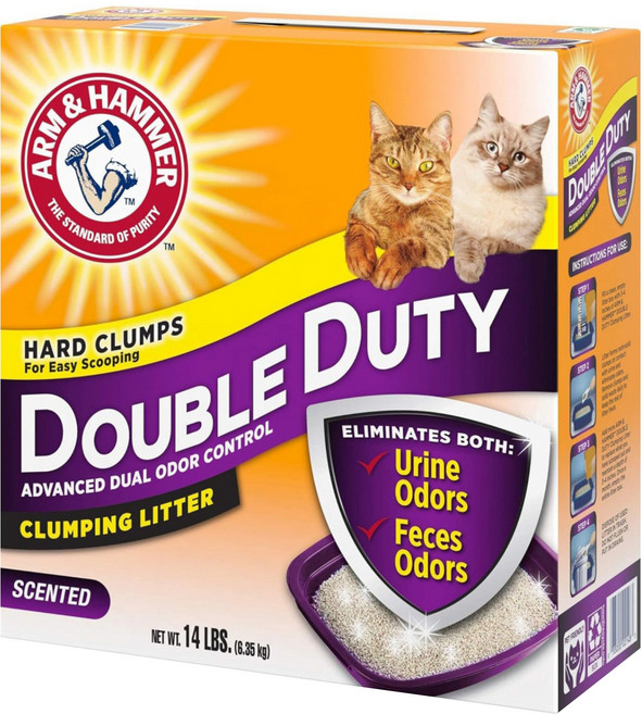 ARM&HAMMER 加強除臭貓砂, 清新香味, 6.35kg, 1盒