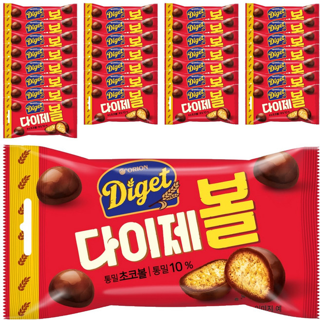 다이제 초코볼, 42g, 36개