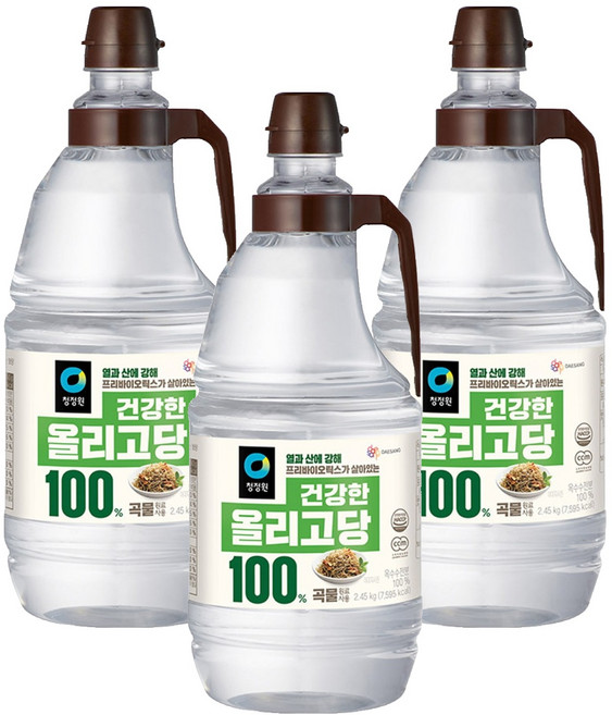 청정원 건강한 올리고당, 2.45kg, 3개