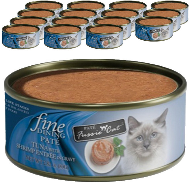 퍼시캣 전연령용 파인다이닝 파테형 고양이 주식캔, 참치, 80g, 16개