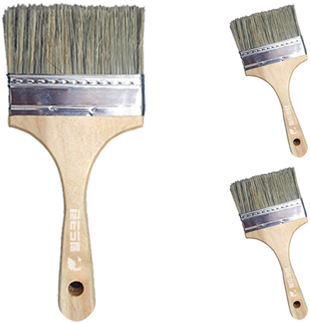 월드크린 다용도 페인트 붓, 3개