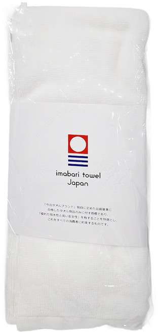 ORIM 日本內銷款 今治毛巾 VELOUR PRO 絨毛速乾實款毛巾 85 x 32cm, 白色, 1條