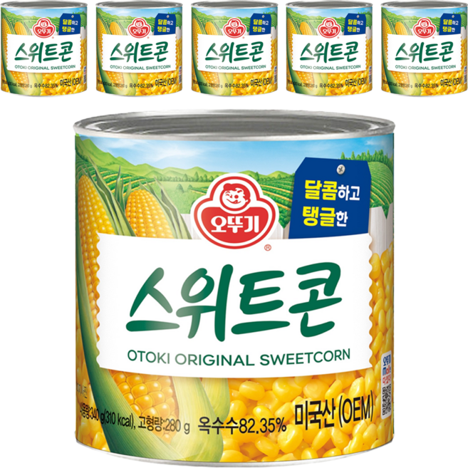 오뚜기 스위트콘 통조림, 340g, 6개