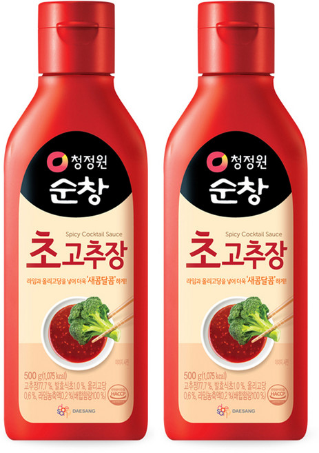청정원순창 초고추장, 500g, 2개