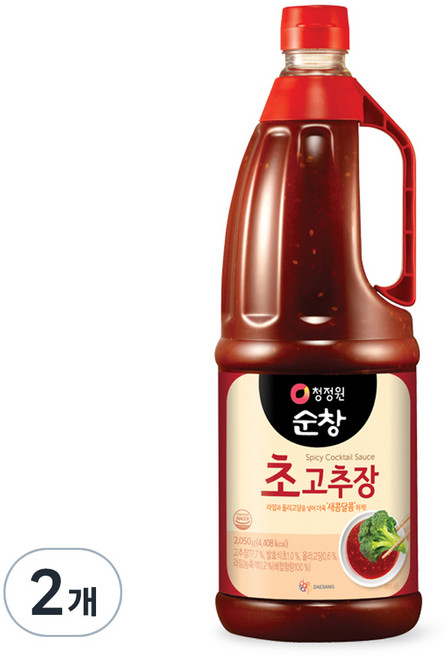 청정원 순창 초고추장, 2.05kg, 2개