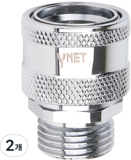 와이넷 6구 황동 수나사 커넥터, 2개