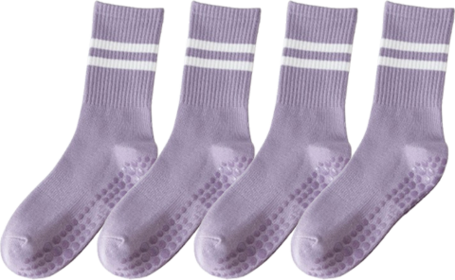 HOHO 필라테스 미끄럼방지 바닥 양말 4종세트