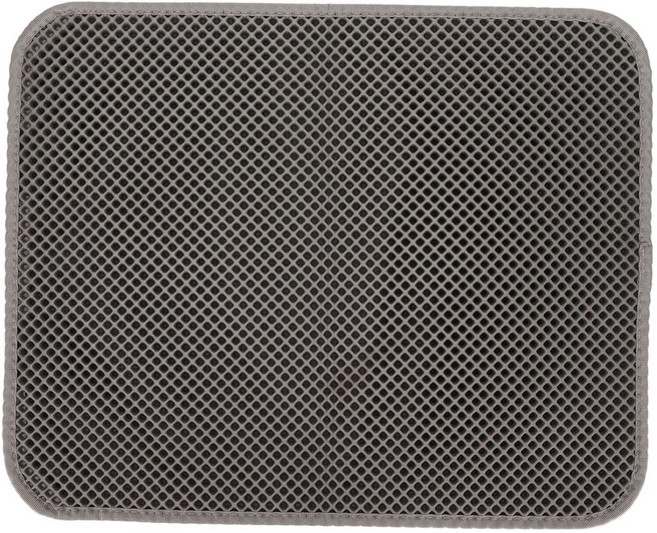 雙層貓砂墊, 灰色, 1個