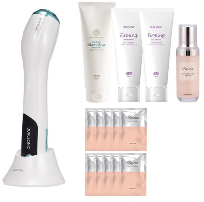 듀얼소닉 이펙트 피부관리기기 세트, JOMT-AH-52A, 화이트스카이