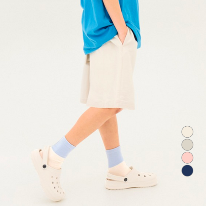 유니프랜드 아동용 베이직 5부 팬츠