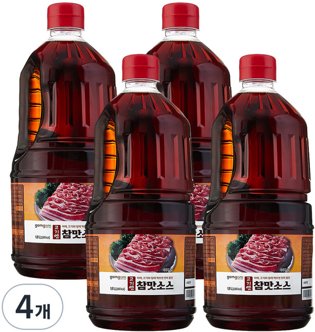 곰곰 참맛소스, 1.8L, 4개