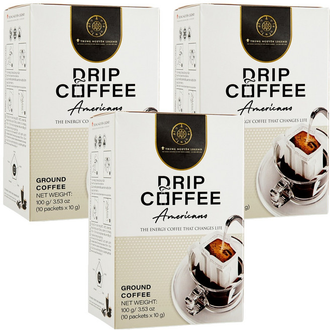 쭝웬레전드 드립커피 아메리카노, 10개입, 3개, 10g