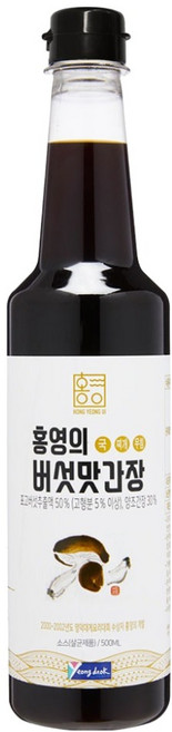 홍영의 어간장 버섯맛간장, 500ml, 1개