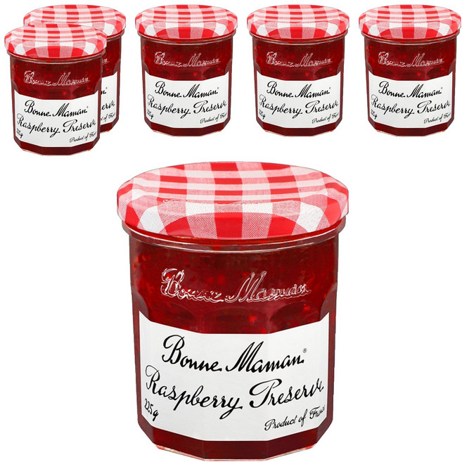 본마망 라스베리잼, 225g, 6개