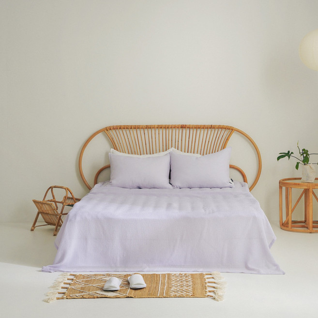 노컨셉 홀리데이 시어서커 여름 홑이불 침구세트